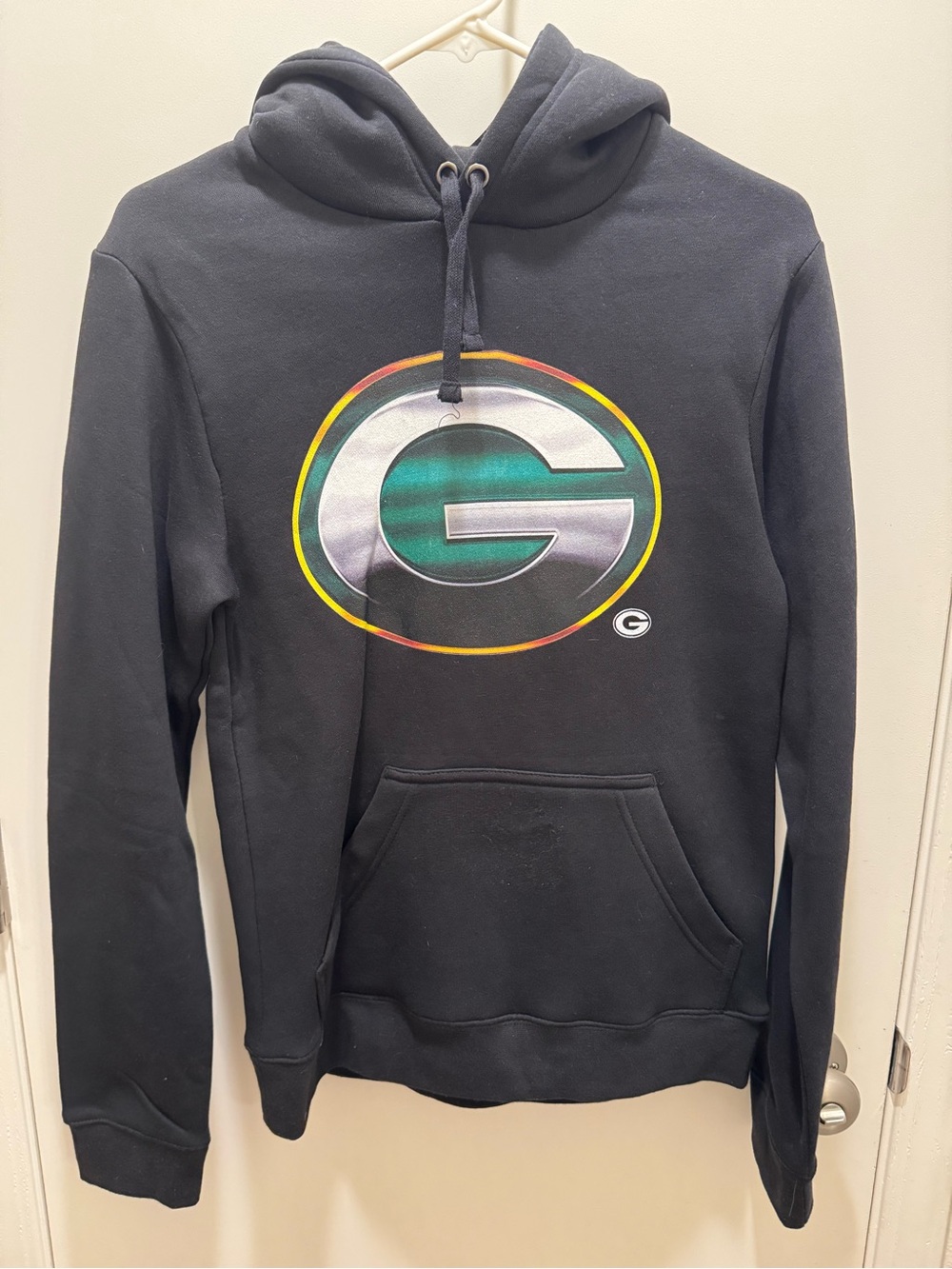 Fanatics Green Bay Packers Black Hoodie #12 On Back